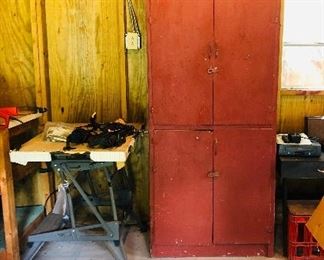 Storage cabinet wood