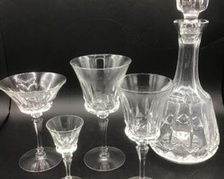 42 Piece Crystal Stemware