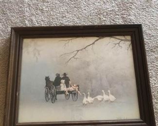 Amish Buggy Print