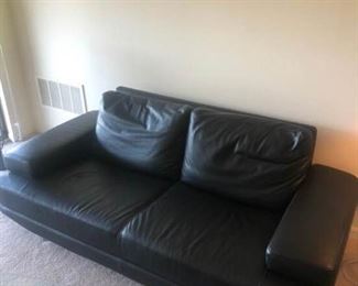Nicoletti Leather Sofa