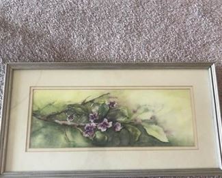Signed Joan Mileys Violets