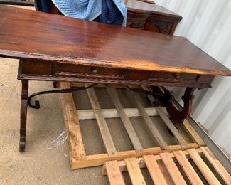 solid wood desk $300