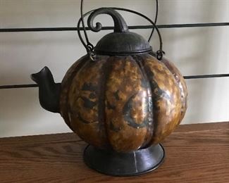 Unique teapot decor