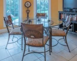 *PRESALE ITEM - Walter E Smithe kitchen table + 4 chairs,  $445.