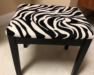 Animal print stool