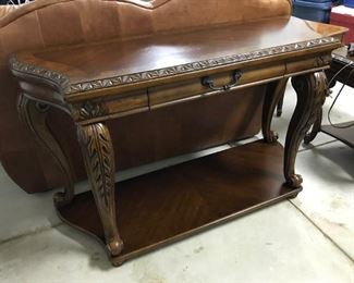 *PRESALE ITEM - Beautiful detailed sofa table