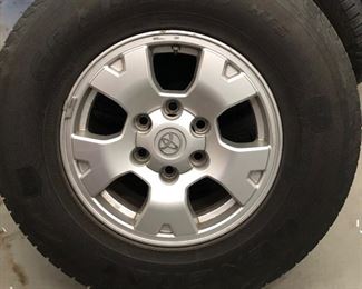 Toyota Stock Rims and Tires SIZE 245/75 R 16 Set/4