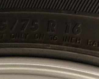 Toyota Stock Rims and Tires SIZE 245/75 R 16 Set/4