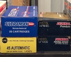 Ammo: Remington, Winchester, Federal, Ultramax, PMC...