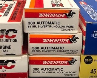Ammo: Remington, Winchester, Federal, Ultramax, PMC...