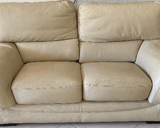 Leather Loveseat