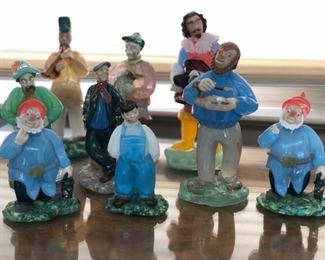 Vintage Zelezny Czech glass figurines 