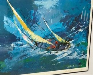 LeRoy Neiman "Sailing" signed and numbered