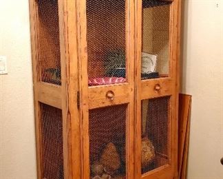 Rustic pie cabinet 