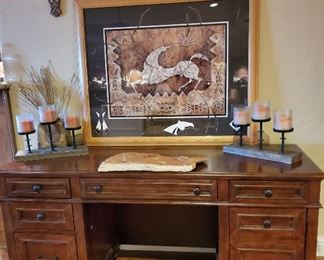 several very nice office desks