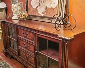 beautiful buffet/entertainment console