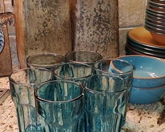 Turquoise Libby glasses