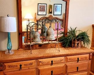 matching dresser with mirror,  chest, & 2 nightstands