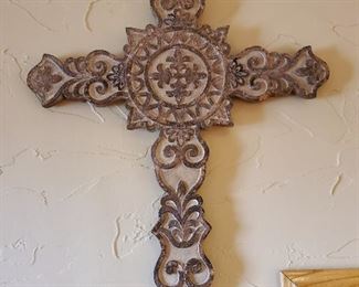 MANY cross decor pieces