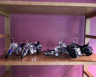 Harley Davidson toy motorcycles. We have other Harley Davidson small items as well. 