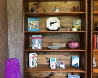 Office book shelves. Two pieces, side by side, sold individually. 