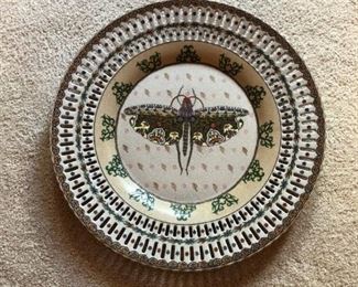 Dragonfly decorator plate