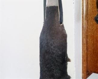 antique hoof flask