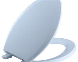 Kohler Lustra with Quick-Release Hinges Elongated Toilet Seat