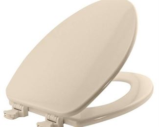 Church 585EC Lift-Off Wood Elongated Toilet Seat, Available in Various Colors