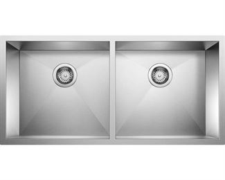 BLANCO PRECISION 16" R0 Large Equal Double Undermount