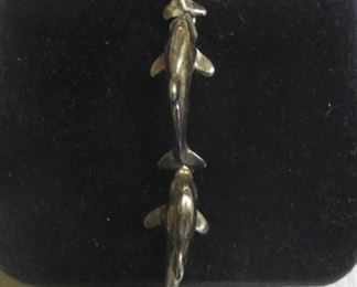Sterling Dolphin Bracelet 