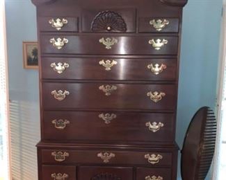 Pristine antique highboy