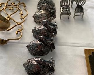 Music boxes in pewter
