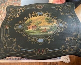 Antique sewing table/music box