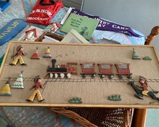 Vintage boy’s wall decor