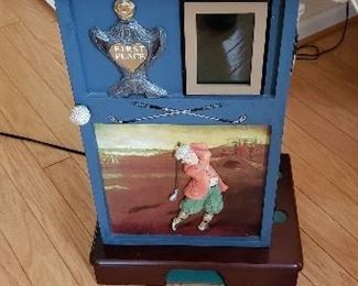 Golf Table and Variety of Shadow Box Pictures