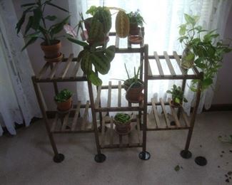Wooden plant stand