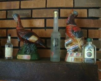 Wild Turkey  decanters no. 4 and no.5