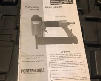 Porter Cable Pamphlet