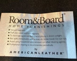 Leather Chair & Ottoman from Room & Board