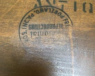 Windsor Chair Label
