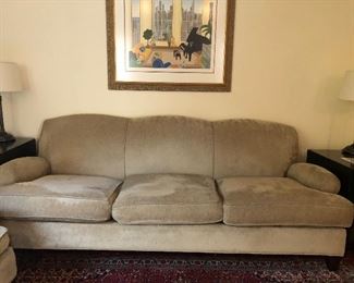 Upholstered Sofa with Matching Chair Room & Board