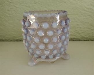 Hobnail Opalescent Toothpick Holder