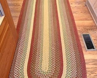 12’x3’ braided wool runner