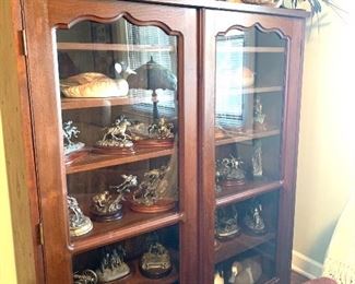 antique cabinet/bookcase