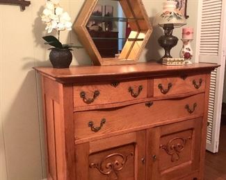 antique oak dresser (or buffet)