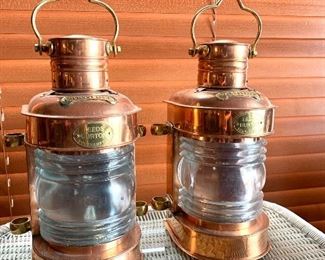 Copper lanterns