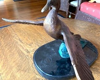 Ducks Unlimited bronze sculpture