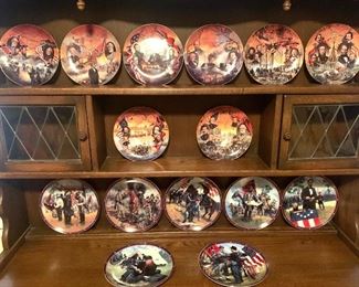 Civil War collectible plates