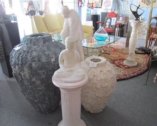Handmade stone vases